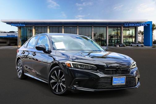 Crystal Black Pearl 2024 Honda Civic EX