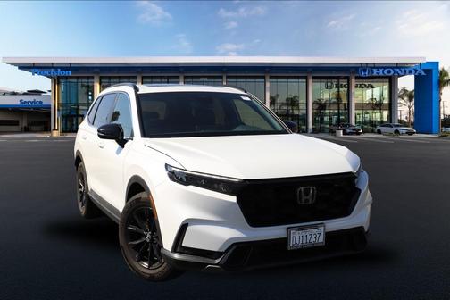 Platinum White Pearl 2024 Honda CR-V Hybrid Sport FWD