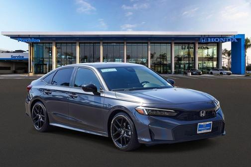 Gray 2025 Honda Civic Sport
