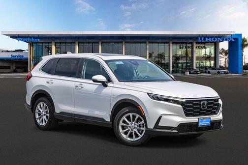 Platinum White Pearl 2025 Honda CR-V EX AWD