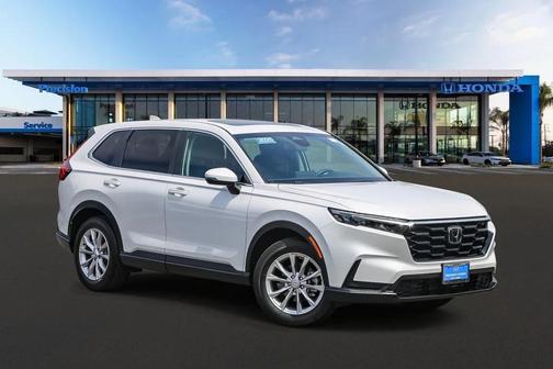 Platinum White Pearl 2025 Honda CR-V EX AWD