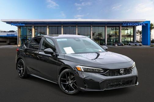Crystal Black Pearl 2025 Honda Civic Sport