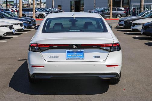Platinum White Pearl 2026 Honda Accord Hybrid Touring