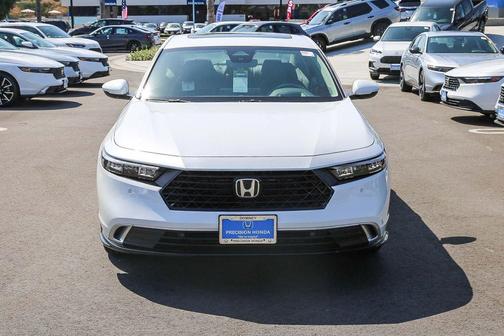 Platinum White Pearl 2026 Honda Accord Hybrid Touring