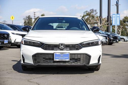 Platinum White Pearl 2026 Honda Civic Sport