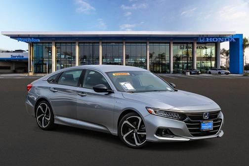 Lunar Silver Metallic 2022 Honda Accord Hybrid Sport