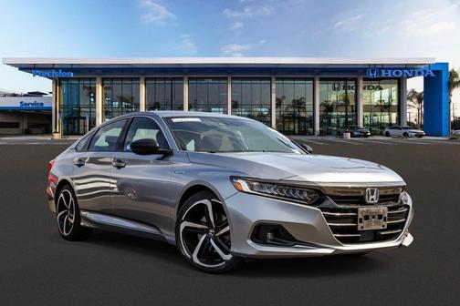 Lunar Silver Metallic 2022 Honda Accord Hybrid Sport