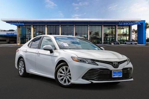 Super White 2020 Toyota Camry LE