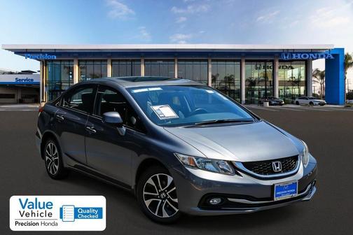 Crystal Black Pearl 2013 Honda Civic EX-L