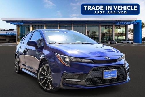 Blue Crush Metallic 2022 Toyota Corolla SE
