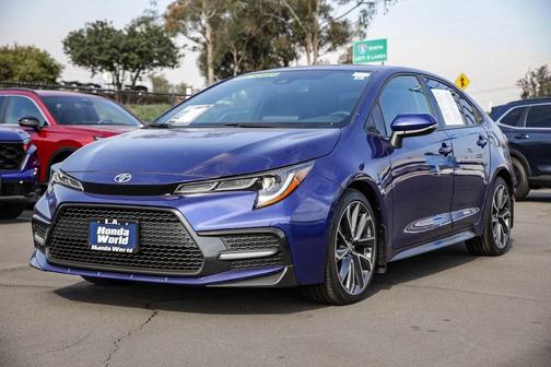Blue Crush Metallic 2022 Toyota Corolla SE