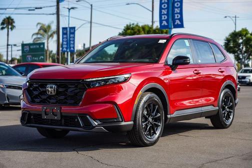 Radiant Red Metallic 2026 Honda CR-V Hybrid Sport-L FWD