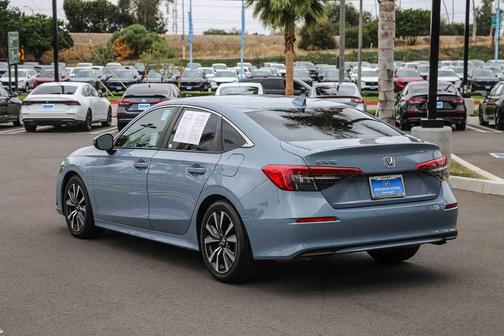 Gray 2024 Honda Civic EX