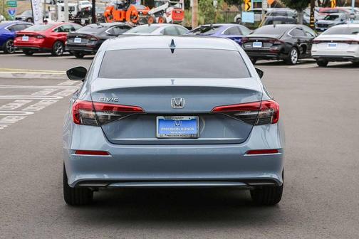 Gray 2024 Honda Civic EX
