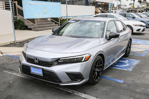 Lunar Silver Metallic 2024 Honda Civic Sport