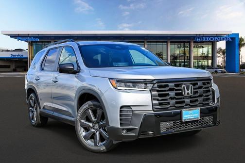 Solar Silver Metallic 2026 Honda Pilot Sport