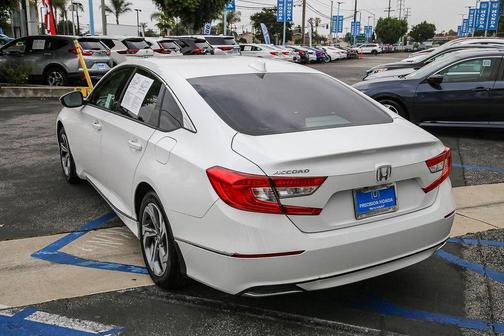 Platinum White Pearl 2020 Honda Accord EX-L 1.5T