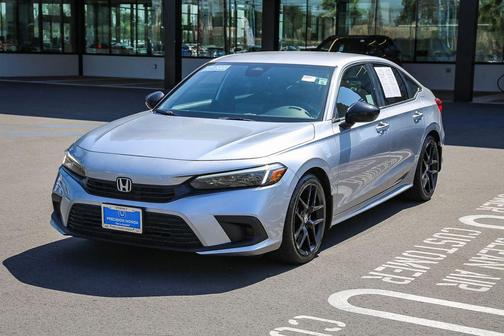 Lunar Silver Metallic 2022 Honda Civic Sport