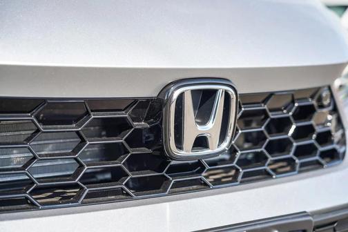 Solar Silver Metallic 2025 Honda Civic Hybrid Sport Touring