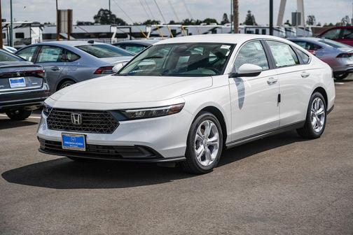 Platinum White Pearl 2026 Honda Accord LX 1.5T