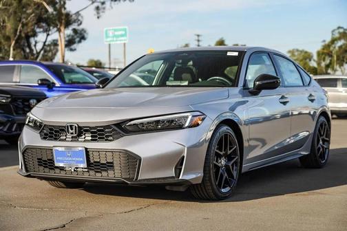 Solar Silver Metallic 2026 Honda Civic Sport