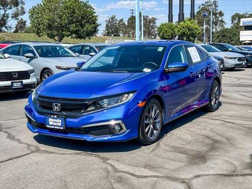 Blue 2021 Honda Civic EX