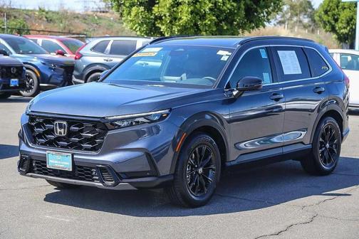 Gray 2025 Honda CR-V Hybrid Sport FWD