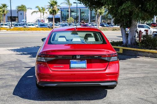 Radiant Red Metallic 2024 Honda Accord LX 1.5T
