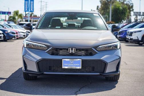 Gray 2026 Honda Civic Hybrid Sport