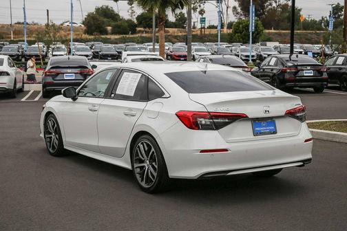 Platinum White Pearl 2024 Honda Civic Touring