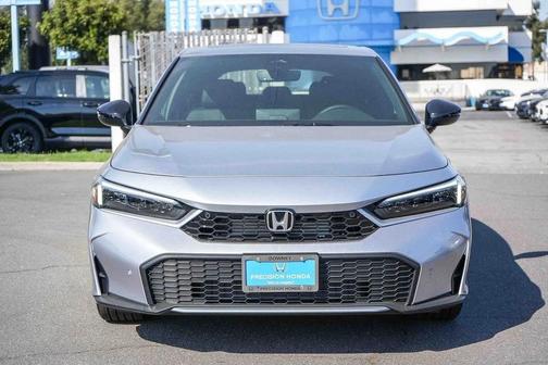 Solar Silver Metallic 2026 Honda Civic Hybrid Sport Touring