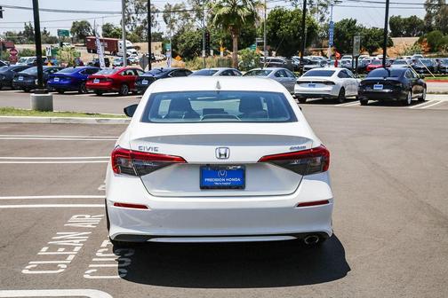 Platinum White Pearl 2023 Honda Civic Sport