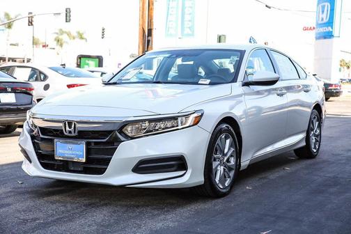 Platinum White Pearl 2020 Honda Accord LX 1.5T