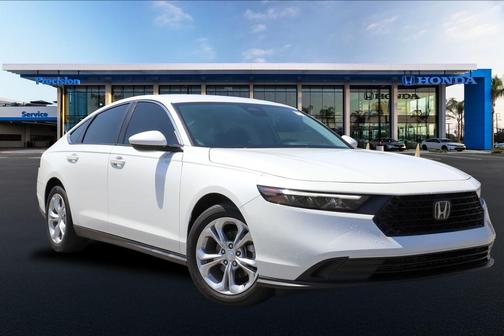 Platinum White Pearl 2023 Honda Accord LX 1.5T