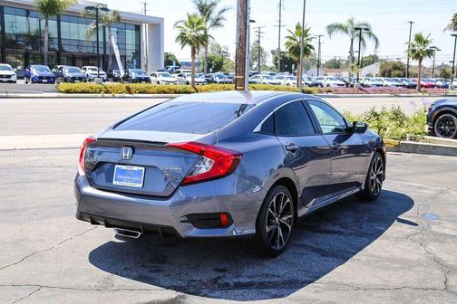 Modern Steel Metallic 2020 Honda Civic Sport