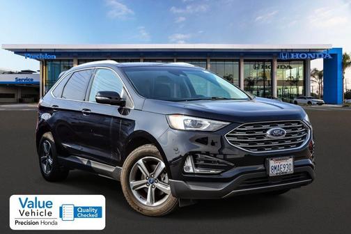 Agate Black Metallic 2019 Ford Edge SEL