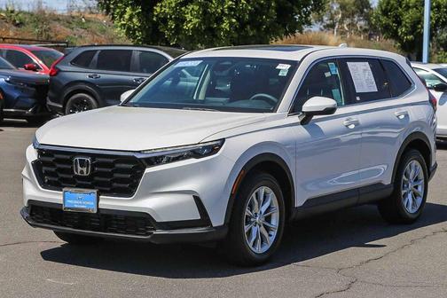 Platinum White Pearl 2023 Honda CR-V EX