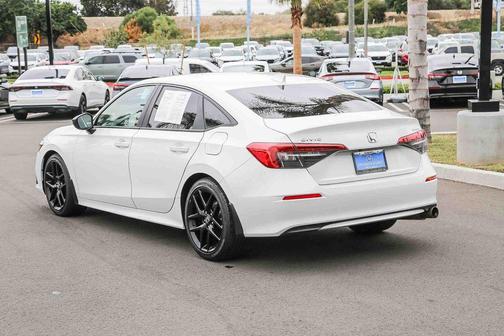 Platinum White Pearl 2024 Honda Civic Sport