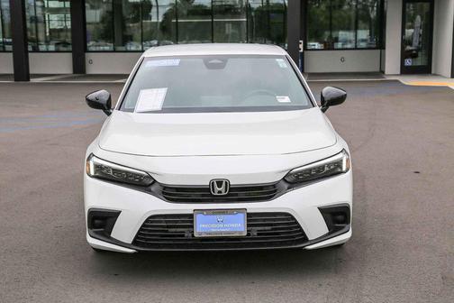 Platinum White Pearl 2024 Honda Civic Sport