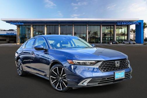 Canyon River Blue Metallic 2024 Honda Accord Hybrid Touring