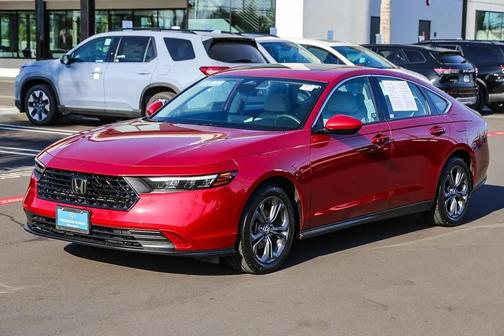 Radiant Red Metallic 2024 Honda Accord EX 1.5T