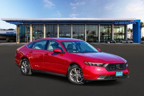 Radiant Red Metallic 2024 Honda Accord EX 1.5T
