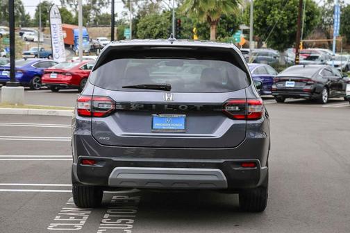 Modern Steel Metallic 2023 Honda Pilot AWD EX-L 8 Passenger