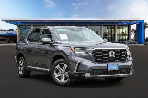 Modern Steel Metallic 2023 Honda Pilot AWD EX-L 8 Passenger
