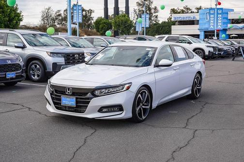 Platinum White Pearl 2020 Honda Accord Sport 1.5T