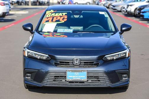 Meteorite Gray Metallic 2024 Honda Civic LX