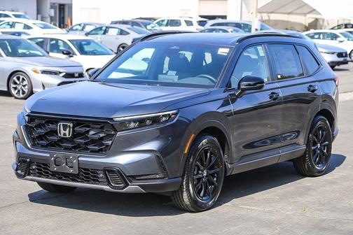 Gray 2026 Honda CR-V Hybrid Sport-L FWD