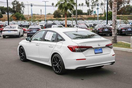 Platinum White Pearl 2025 Honda Civic Sport