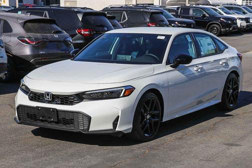 Platinum White Pearl 2026 Honda Civic Sport