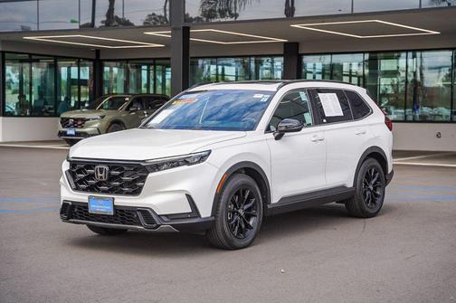 Platinum White Pearl 2024 Honda CR-V Hybrid Sport FWD